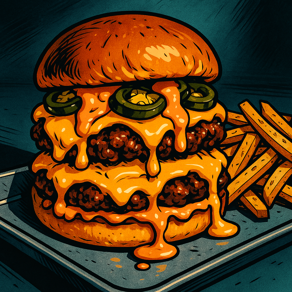 Close-up of a loaded smash burger representing the best burgers UK 2026 has to offer