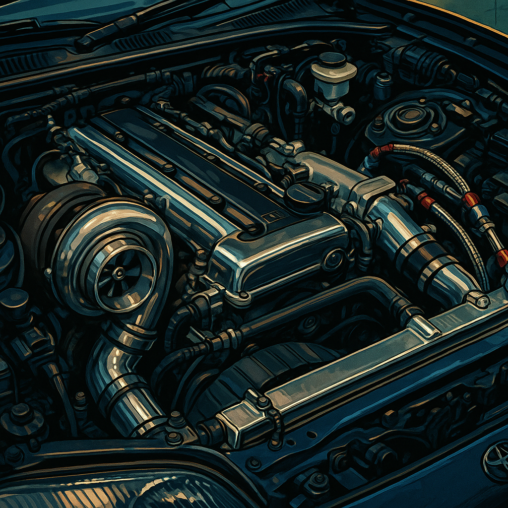 Detailed JDM engine bay representing the craft behind JDM cars UK 2026 builds