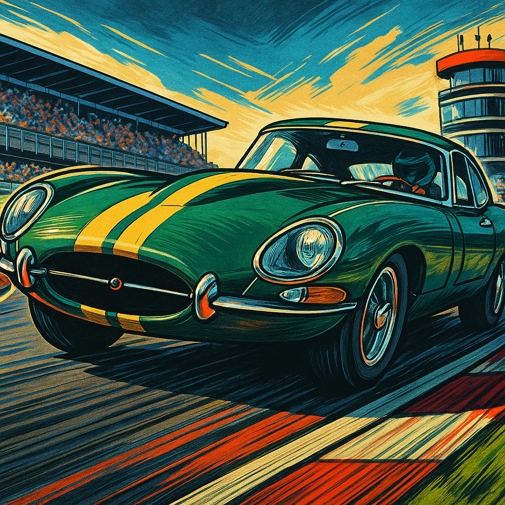 Sports car on UK racing circuit representing track day insurance UK 2026